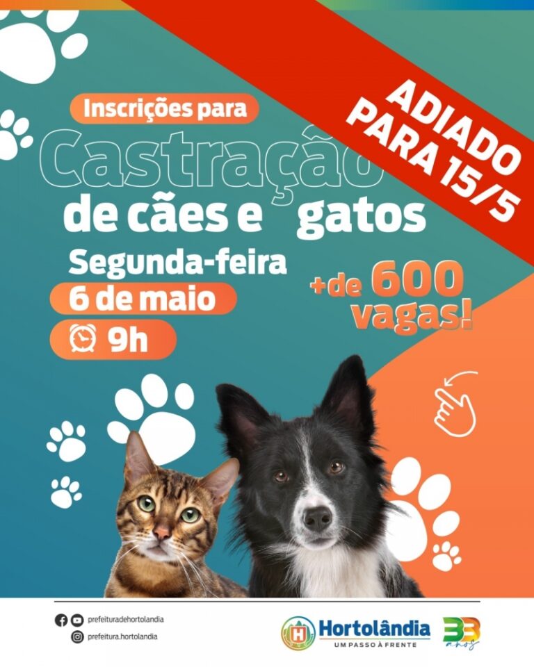 Campanha De Castração De Animais Domésticos Em Hortolândia Um Passo