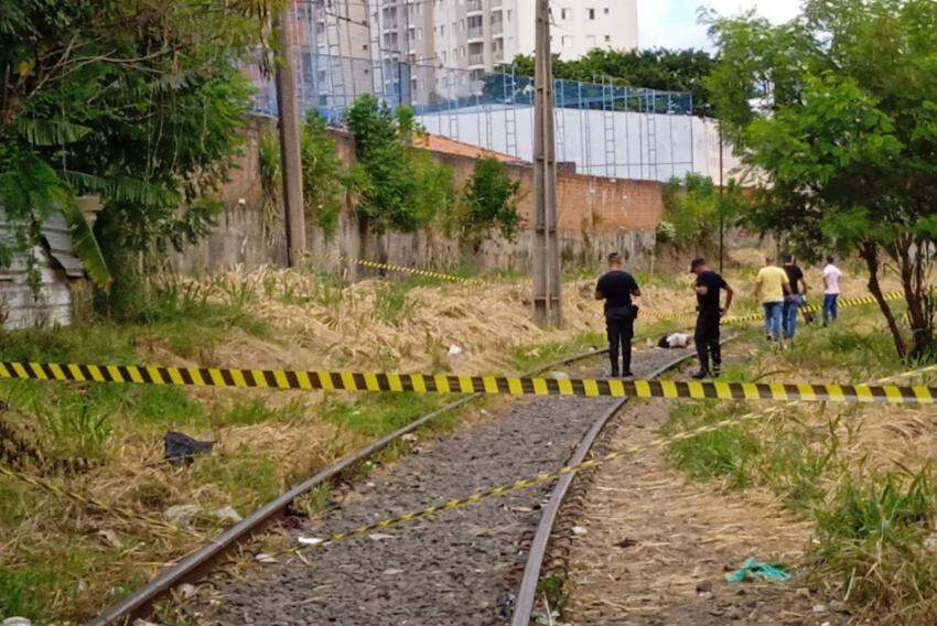Homem desabrigado morre atropelado por trem em Campinas; a polícia não descarta roubo