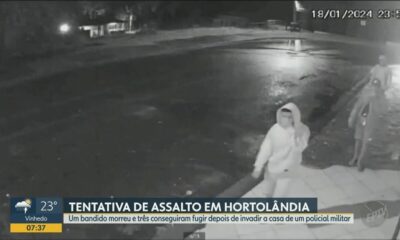 Policial Militar revida a assalto domiciliar e neutraliza um dos criminosos