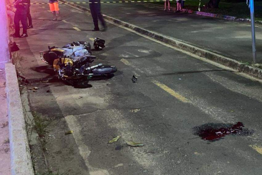 Tragédia em Indaiatuba - Motociclista perde a vida após impacto com poste