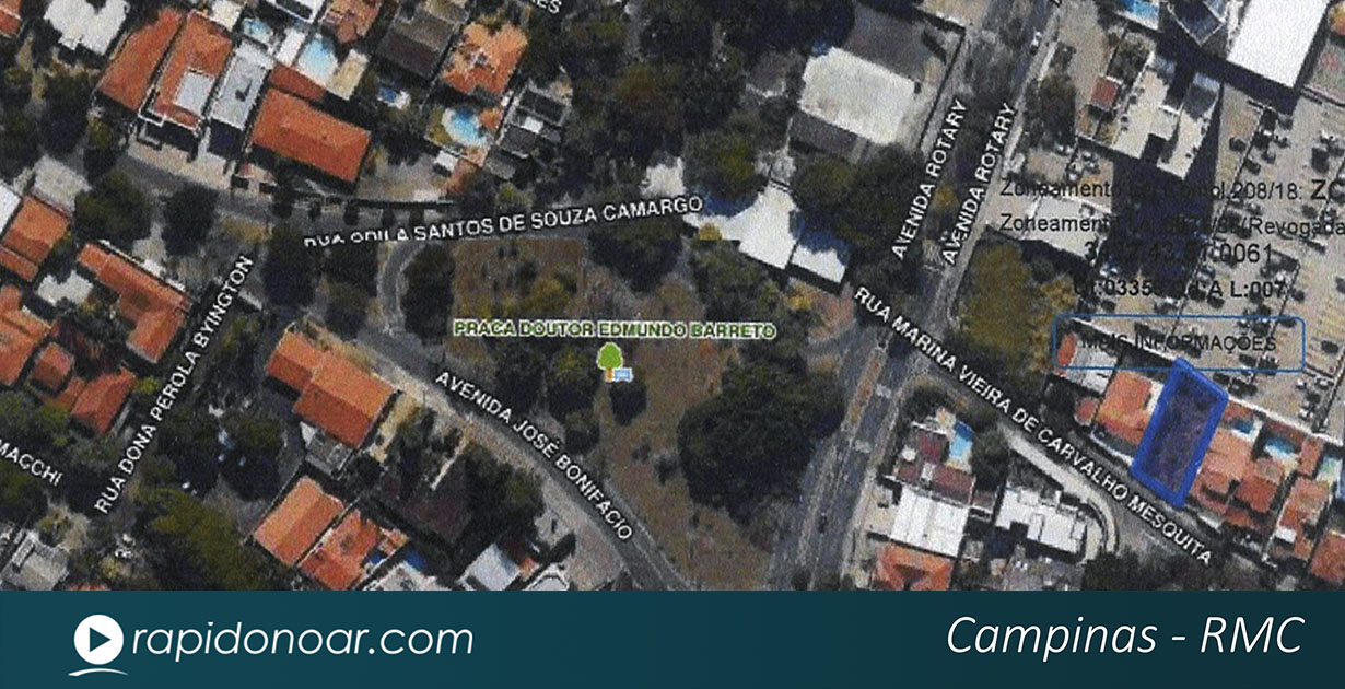 Prefeitura de Campinas leiloa terreno na Vila Brandina por R$ 491 mil