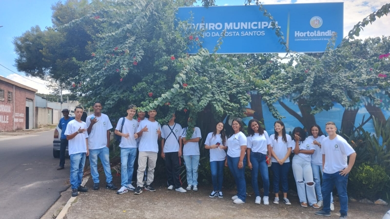 Associação dos Patrulheiros de Hortolândia visita o Viveiro Municipal