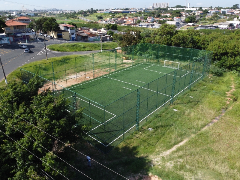 Campo de Futebol Society Jardim Minda - Obra Próxima da Finalização