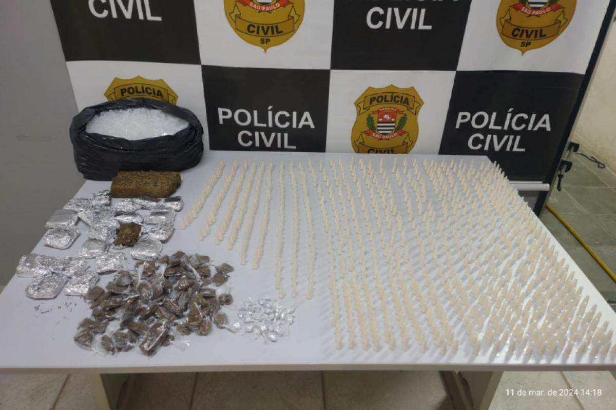 Homem detido com grande quantidade de cocaína perto de escola na Vila Costa e Silva