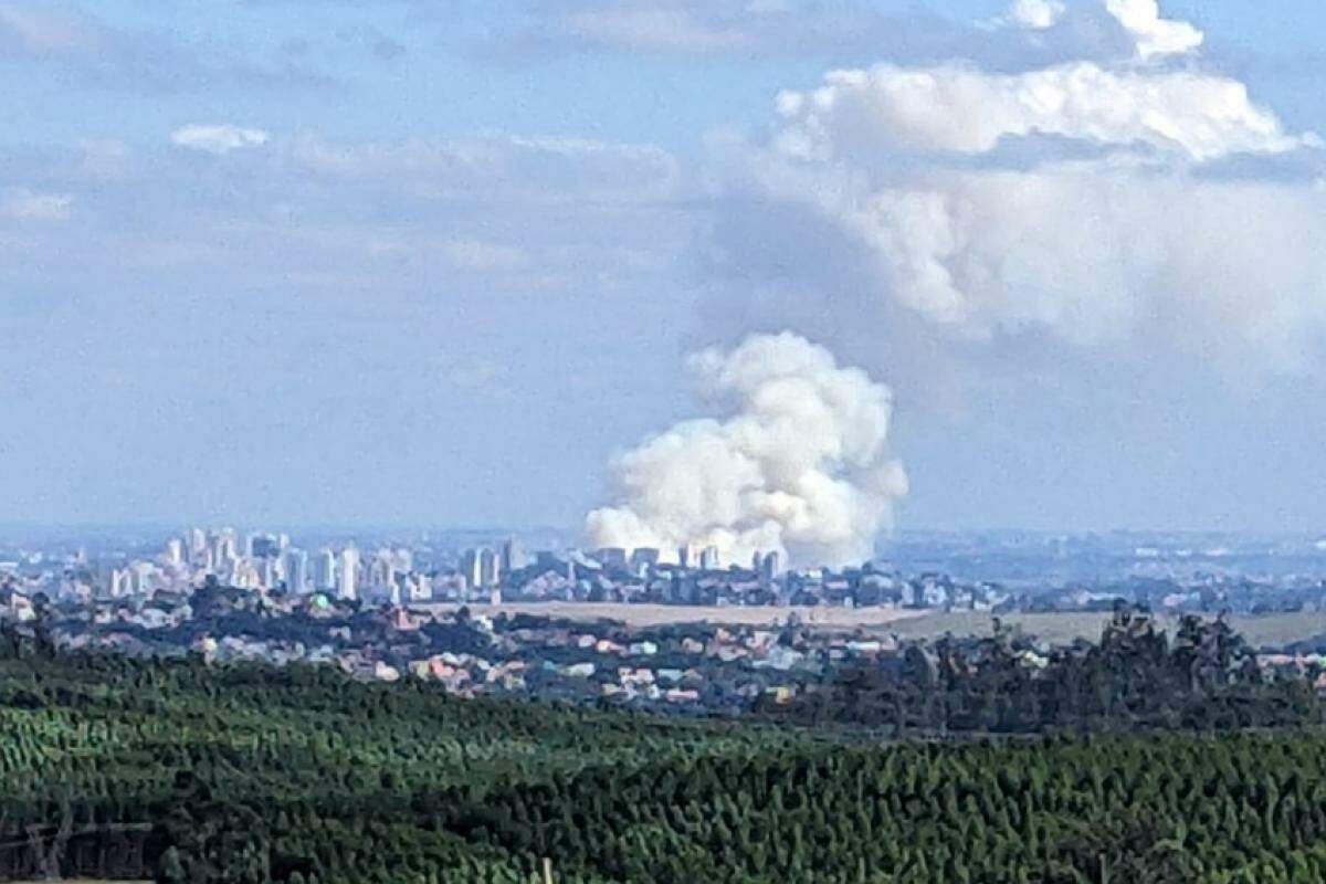 Incêndio Florestal Ameaça Reserva Ambiental em Campinas