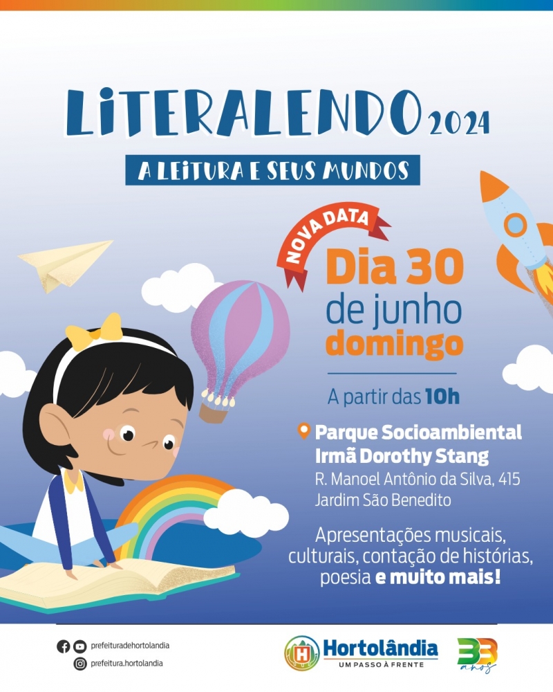 Literalendo - Celebrando a Paixão pela Leitura em Hortolândia