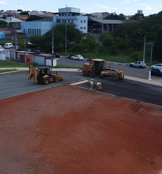 Obras do Parque Socioambiental do Jardim Amanda Um Futuro Sustent vel Est Chegando
