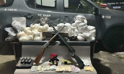 CAIU A CASA M e e Filho Presos em Opera o que Revelou Arsenal de Drogas e Armas no Cora o do Vale do Para ba