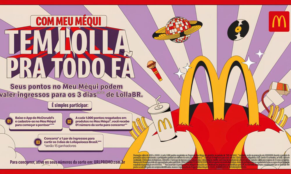 LollaBR 2025 Como o McDonald s Est Transformando F s em Sortudos com Ingressos para o Festival