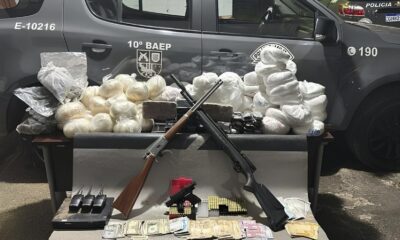 Opera o Ca a Fantasmas Como 100 KG de Drogas e Um Arsenal Ilegal Foram Desmantelados em Hortol ndia