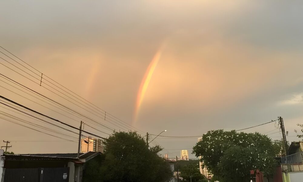 Quando o C u se Torna Arte O Fen meno do Arco ris Duplo em Ribeir o Preto