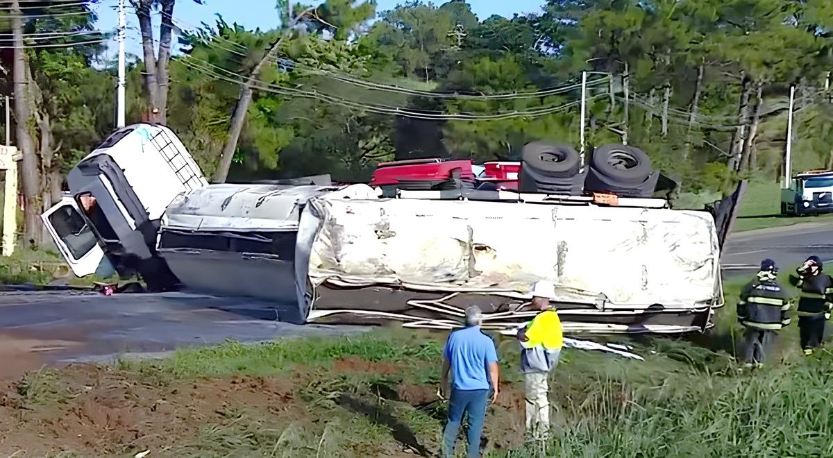 Caminhão com Gasolina Tomba na Rodovia Zeferino Vaz: O Dia em que Paulínia Parou 12 Caminh o com Gasolina Tomba na Rodovia Zeferino Vaz O Dia em que Paul nia Parou