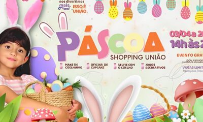 O Coelho da P scoa Chegou ao Shopping Uni o de Osasco Uma Ca ada de Divers o e Encantamento para Crian as
