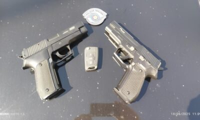 Sa da Tempor ria Virou Fuga A Hist ria dos Homens que Roubaram um Carro e Foram Presos com Placas Adulteradas e R plicas de Armas