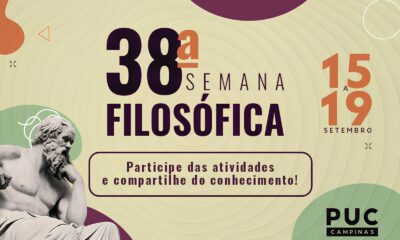 A 38 Semana Filos fica da PUC Campinas Um Encontro de Ideias que Desafia o Tempo e Molda o Futuro