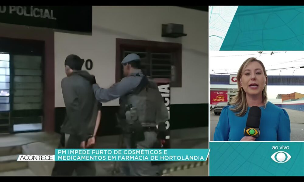 A Noite em que Hortol ndia Parou Quando a Pol cia Militar Contra Atacou e Salvou R 20 Mil em Produtos de uma Farm cia