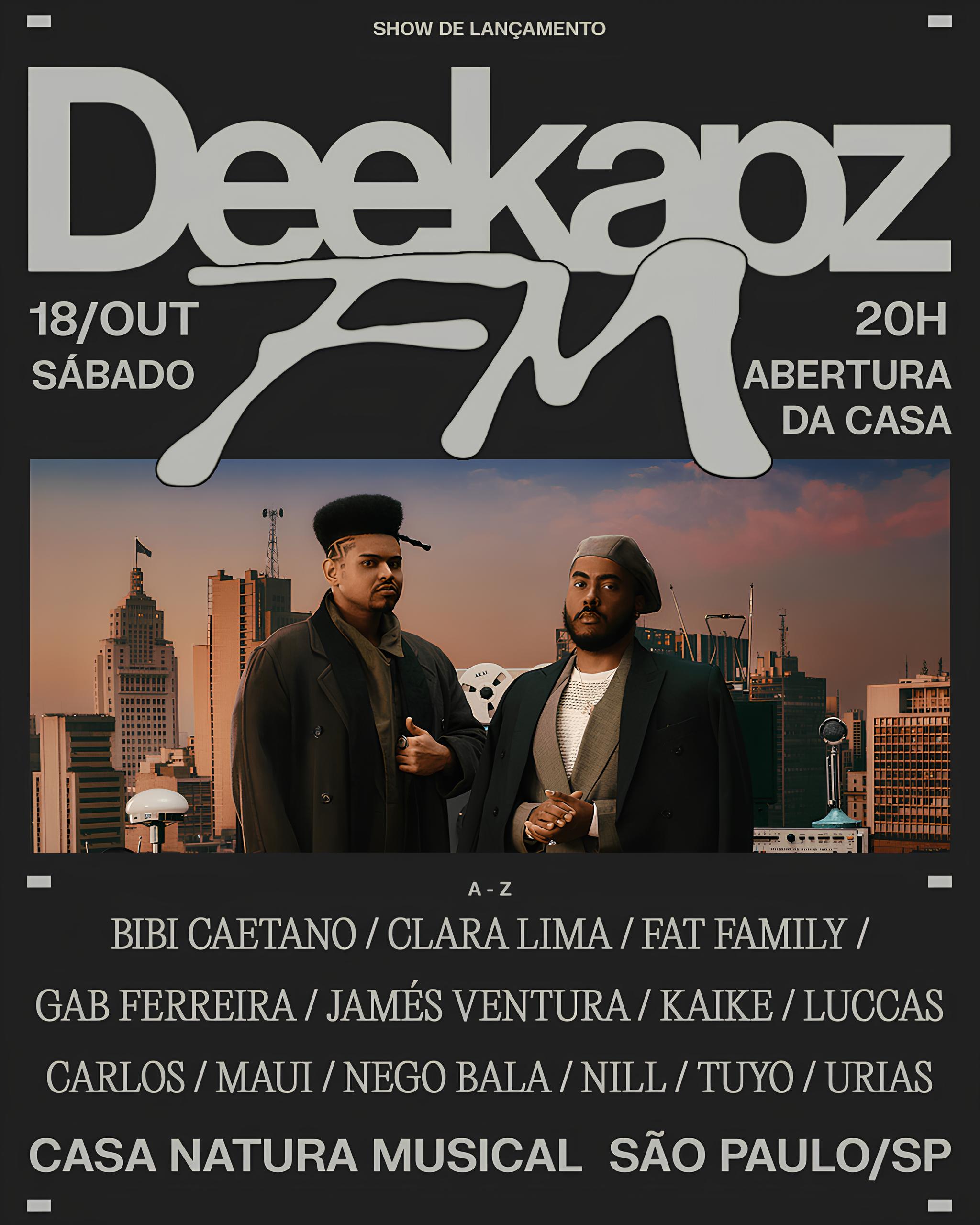 Deekapz: O Duo que Transformou a Música em uma Estação de Rádio Fictícia e Conquistou o Brasil 8 Deekapz O Duo que Transformou a M sica em uma Esta o de R dio Fict cia e Conquistou o Brasil