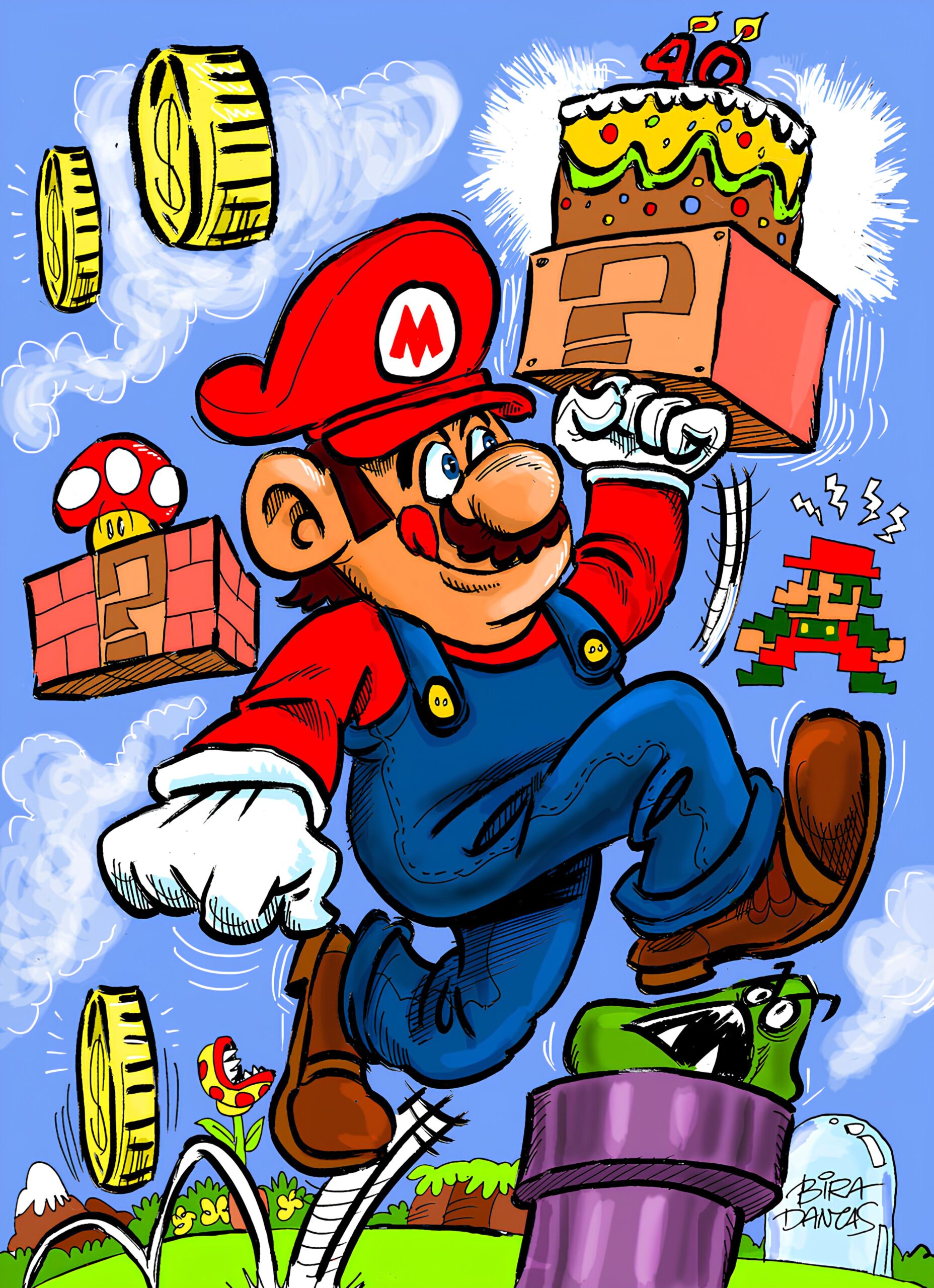 Super Mario Completa 40 Anos Como o Encanador Bigodudo Conquistou o Cora o de Gera es e Virou Arte no Iguatemi Campinas scaled